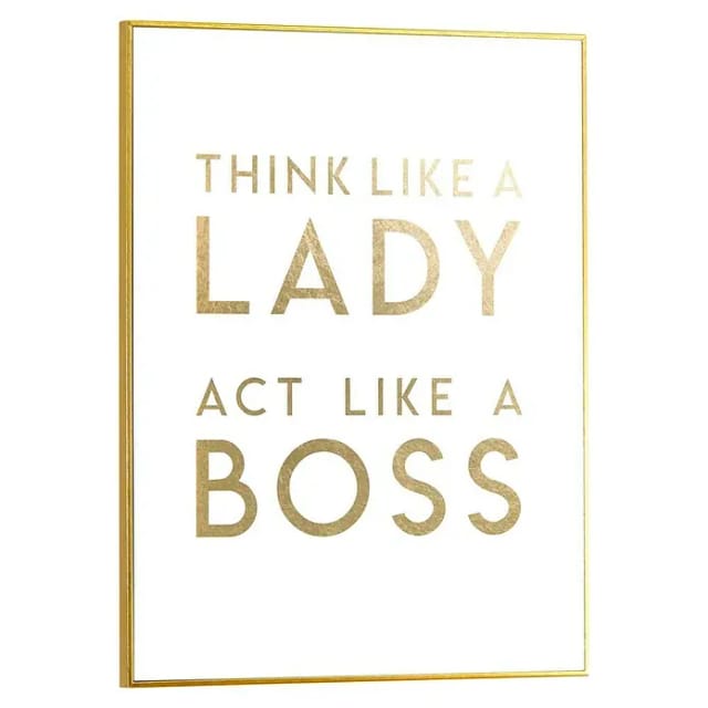 Reinders Bild Slim Frame Gold (Lady Boss, B x H: 30 x 40 cm)