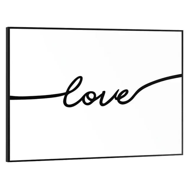 Reinders Bild Slim Frame Black (Love, B x H: 40 x 30 cm)