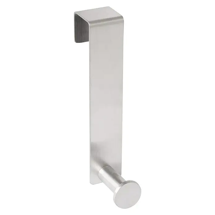 Walteco Türhaken (L x B x H: 25 x 60 x 122 mm, Edelstahl, Anzahl Haken: 1 Stk.)