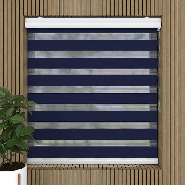 Doppelrollo mit Kassette (B x H: 190 x 175 cm, Blau)