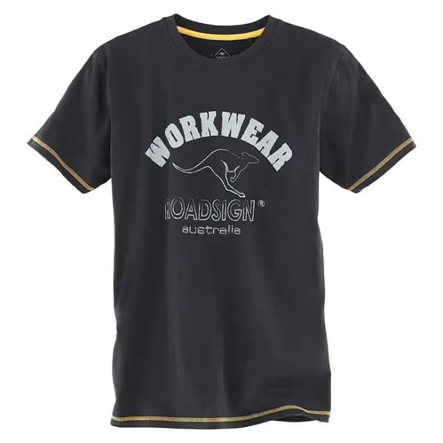 Terrax Workwear T-Shirt (M, Gelb/Schwarz)