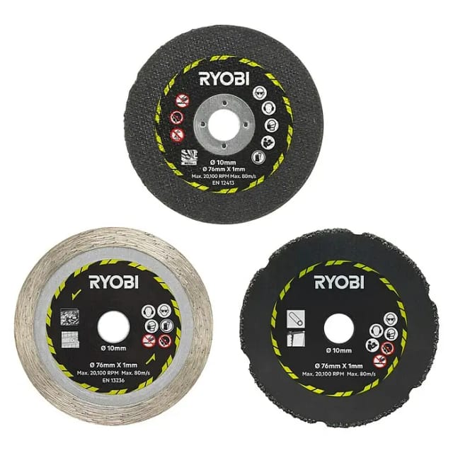 Ryobi Trennscheiben-Set RAKCOT03 (3 -tlg.)