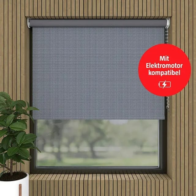 Rollo Nicole (B x H: 70 x 190 cm, Grau Struktur, Formen & Muster)