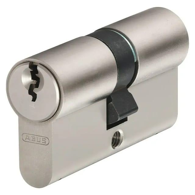 Abus Profilzylinder E30NP 50/60 B/SB (Baulänge innen: 50 mm, Baulänge außen: 60 mm, Anzahl Schlüssel: 5 Stk.)