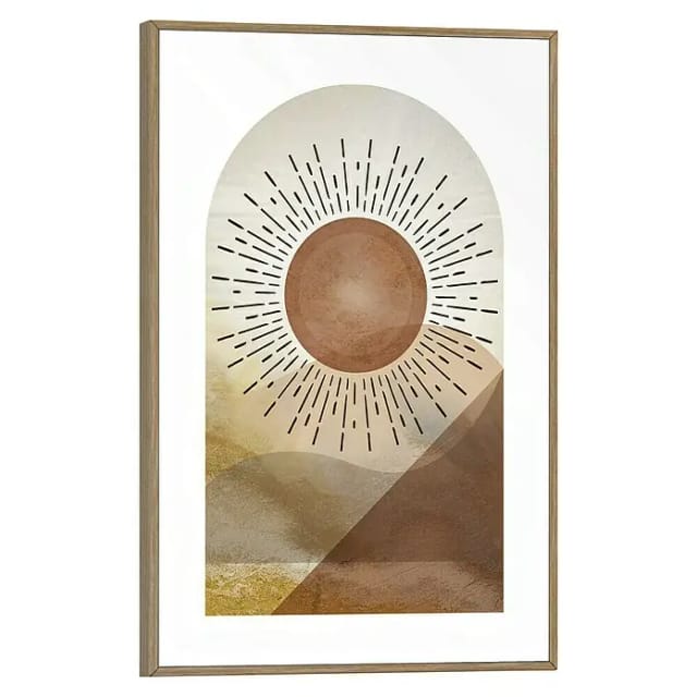 Reinders Bild Slim Frame Wood (Abstract Sun, B x H: 20 x 30 cm)