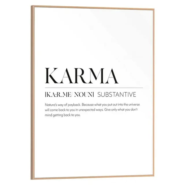 Reinders Bild Slim Frame Wood (Karma, B x H: 30 x 40 cm)