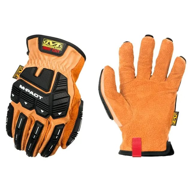 Mechanix Wear Arbeitshandschuhe DuraHide M-Pact Driver F9-360 (M, Braun/Schwarz)