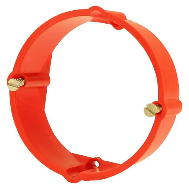 Putzausgleichsring (Ø x H: 60 x 24 mm, Kunststoff, Rot, 3 Stk.)