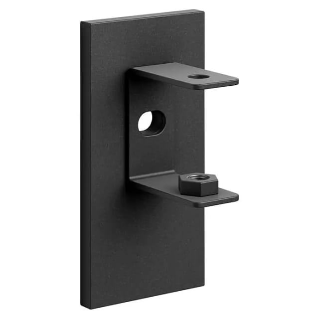 Zack Linea Wandhalterung (2 Stk., Schwarz, Matt)