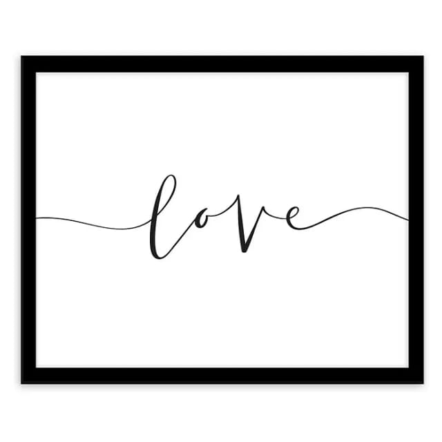 Bild (Love, B x H: 40 x 30 cm)