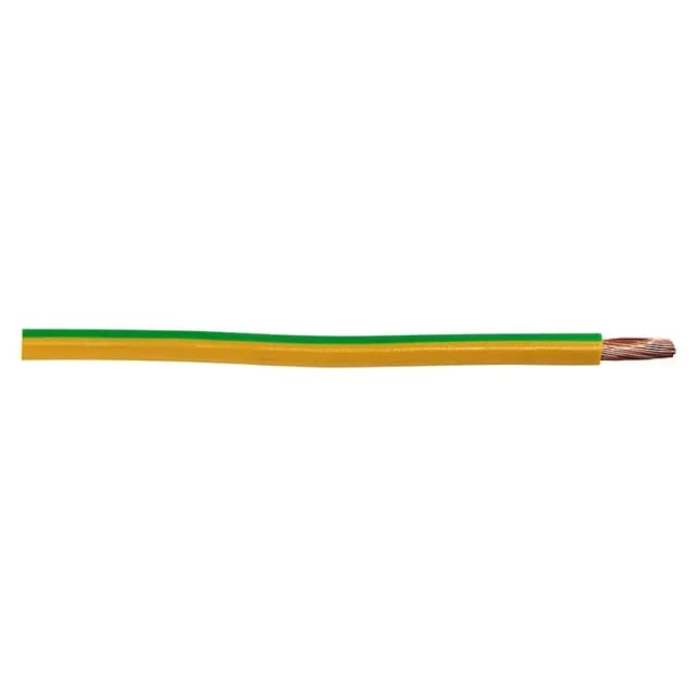 Aderleitung H07V-K 1x10 mm² (Anzahl Adern: 1, 10 m, Grün/Gelb)
