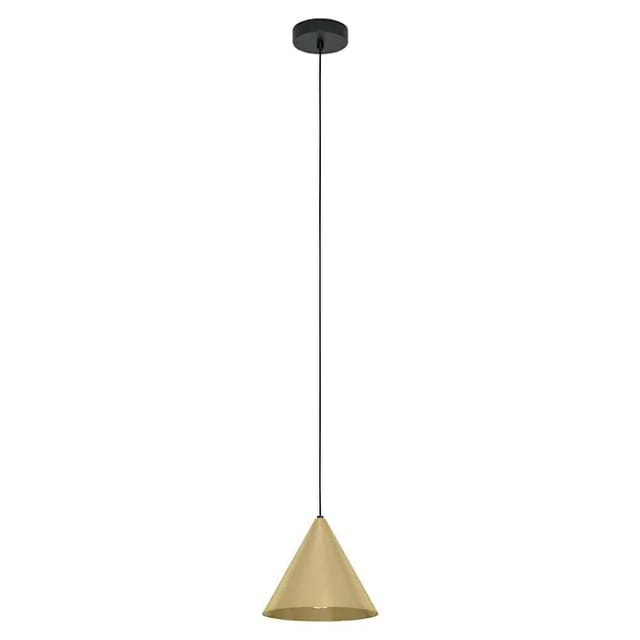 Eglo Pendelleuchte rund NARICES (40 W, Ø x H: 220 mm x 110 cm, Schwarz, E27)