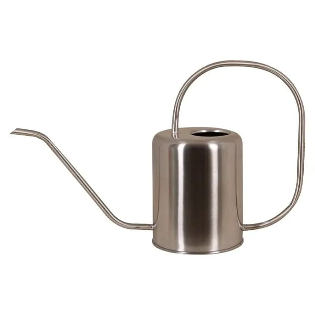 Gießkanne (Edelstahl, 1,5 l, Silber)