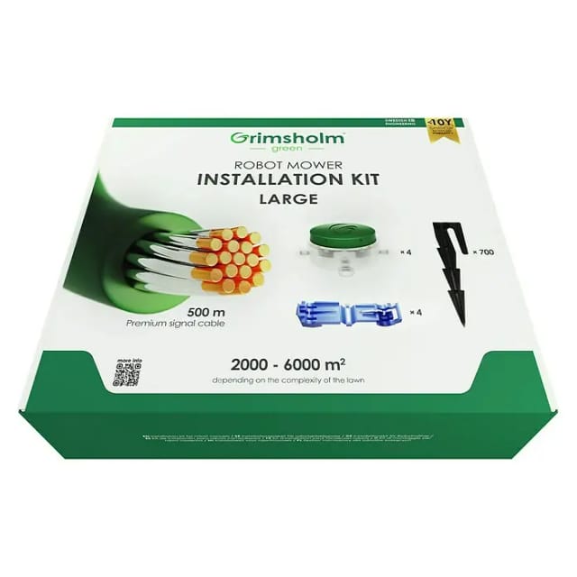 Grimsholm Green Installations-Set für Mähroboter L (Alle Mähroboter, 500 m Begrenzungskabel)