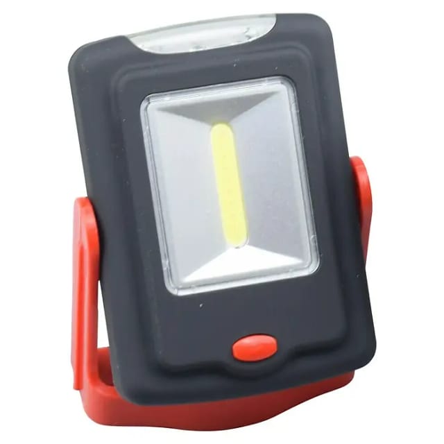 BAUHAUS Mobiles LED-Licht (Schwarz/Rot, Höhe: 97 mm, IP20)