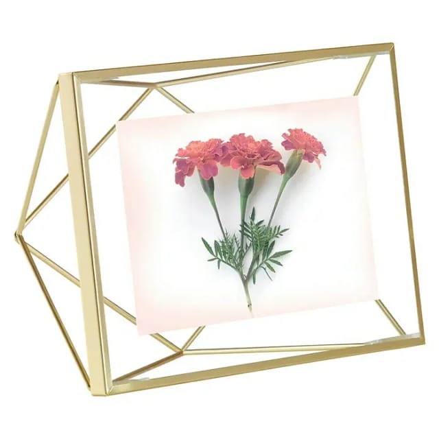 Umbra Bilderrahmen Prisma (10 x 15 cm, Messing, Glas)