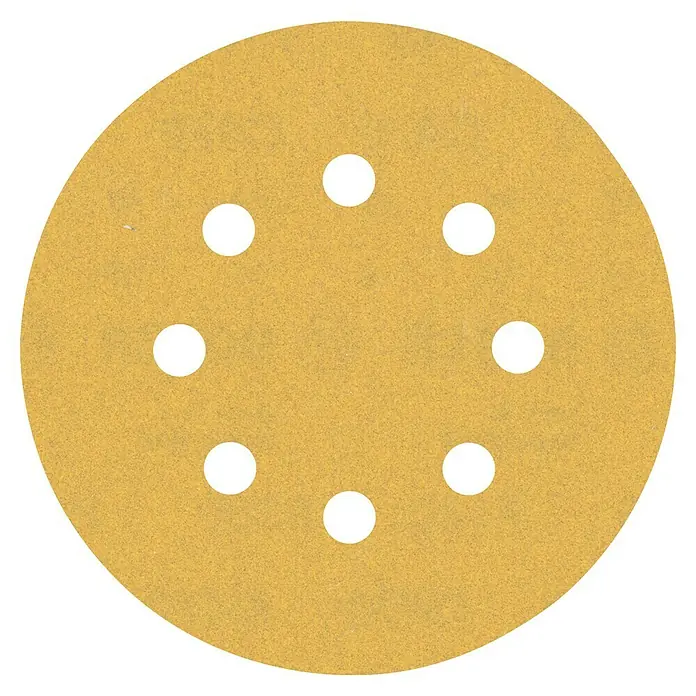 Craftomat Schleifblätter (Körnung: 180, Durchmesser: 125 mm, 1 Stk., 8 Löcher)