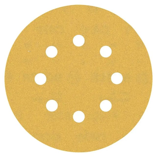 Craftomat Schleifblätter (Körnung: 180, Durchmesser: 125 mm, 1 Stk., 8 Löcher)