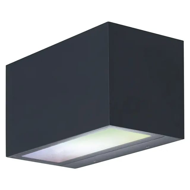 Ledvance Smart+ WiFi LED-Außenwandleuchte Brickwide (Farbe Gehäuse: Dunkelgrau, IP44)