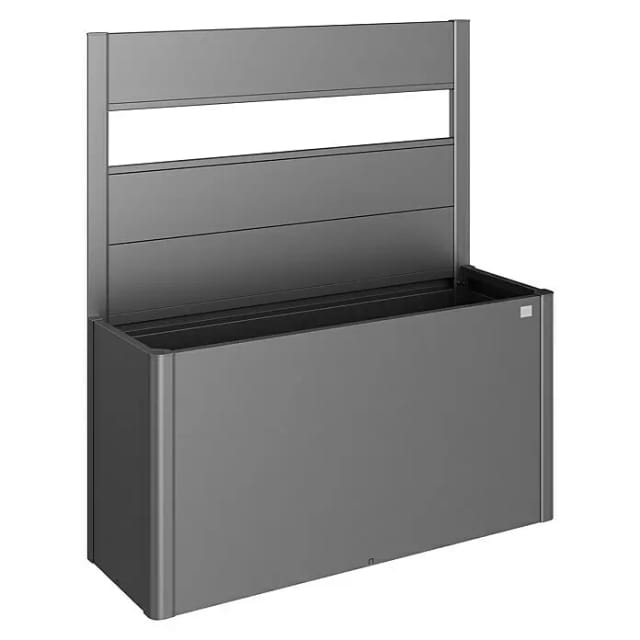 Biohort DaVinci Sichtschutzelement (Passend für: DaVinci Hochbeet, Dunkelgrau Metallic)