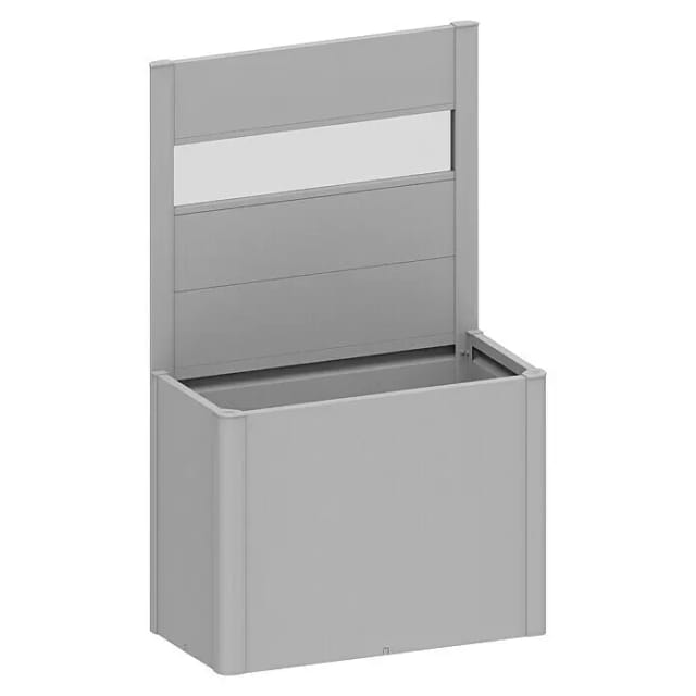 Biohort DaVinci Sichtschutzelement (Passend für: DaVinci Hochbeet, Silber Metallic)