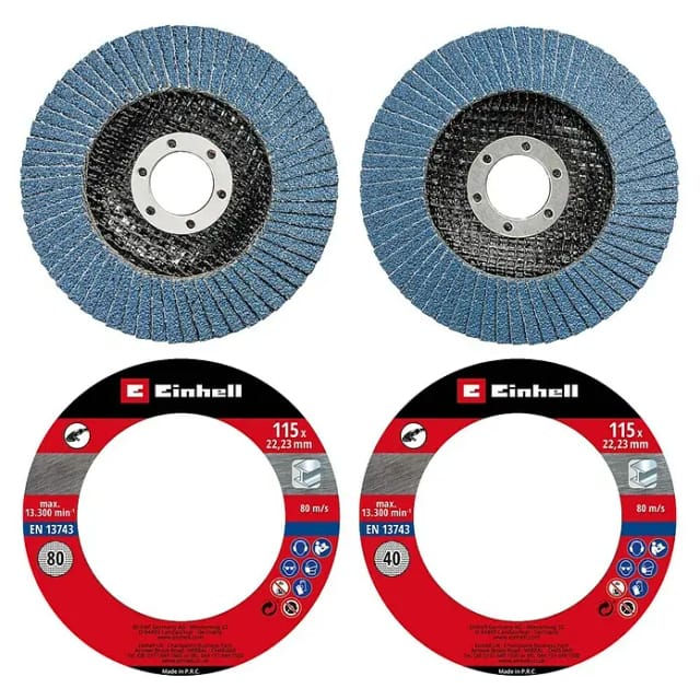 Einhell Fächerscheibe (Durchmesser Scheibe: 115 mm, 2 Stk.)