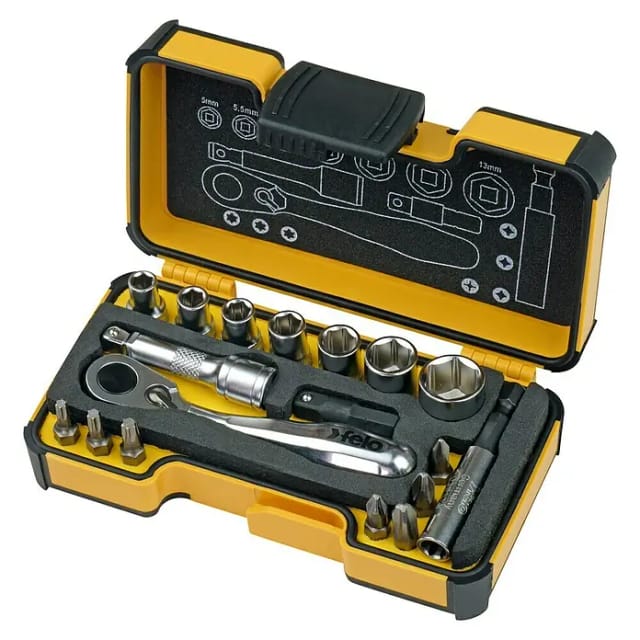 Felo Steckschlüsseleinsatz-Set (¼″, 18 -tlg.)