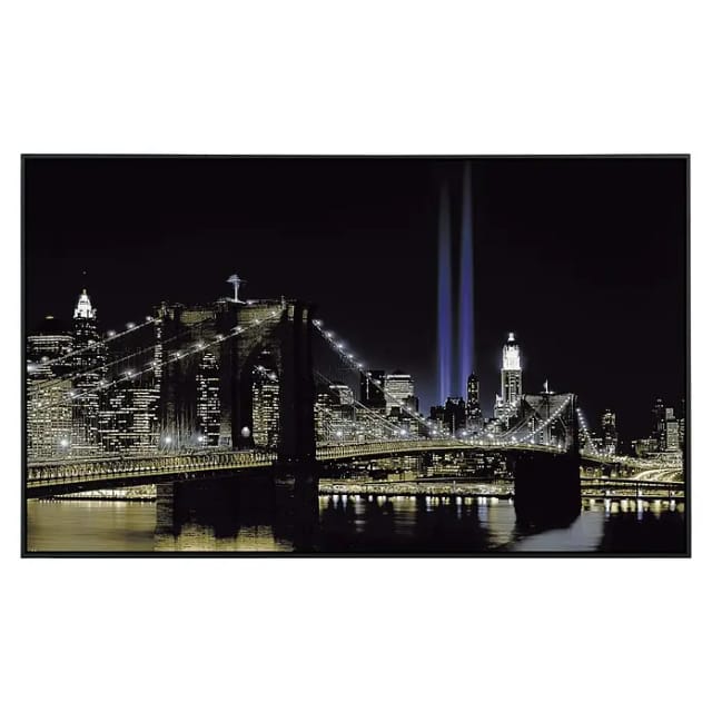 Papermoon Infrarot-Bildheizkörper New York bei Nacht (90 x 50 cm, 450 W)