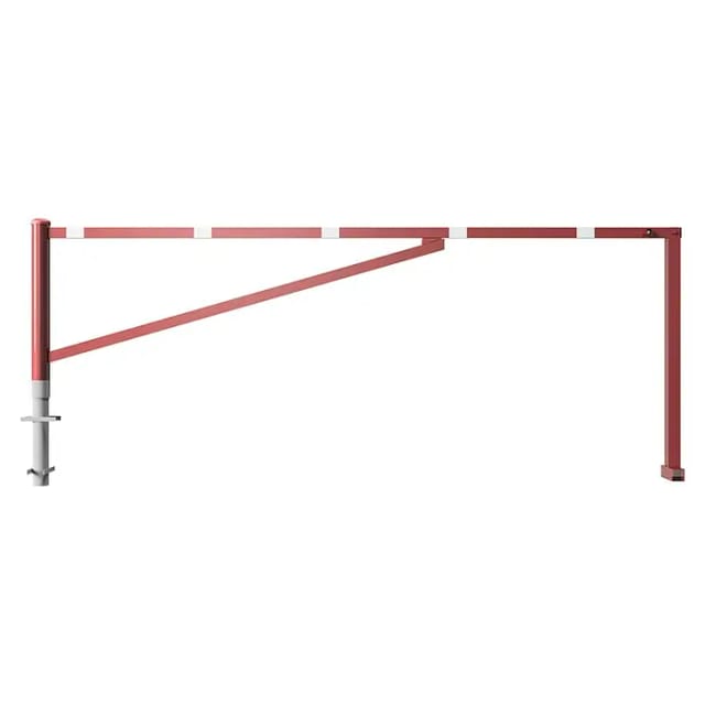 Schake Drehschranke (Mit Diagonalverstrebung, Art Schloss: Dreikantverriegelung, Länge: 3,5 m)