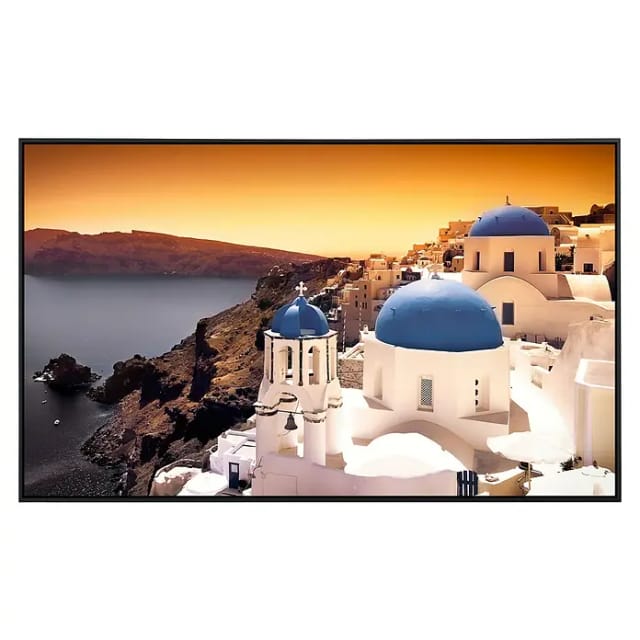 Papermoon Infrarot-Bildheizkörper Santorini Sonnenuntergang 1 (90 x 50 cm, 450 W)