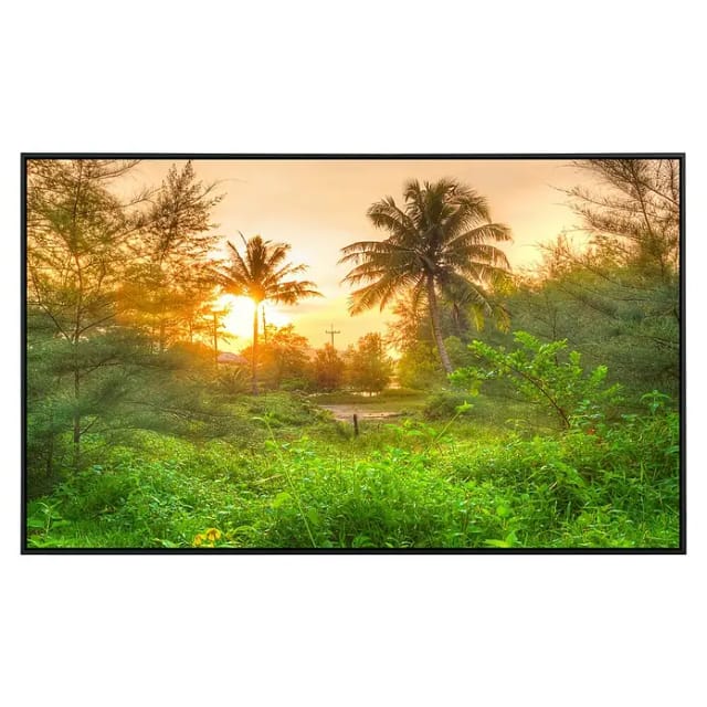 Papermoon Infrarot-Bildheizkörper Erstaunlicher Dschungel Sonnenaufgang (120 x 60 cm, 1.000 W)