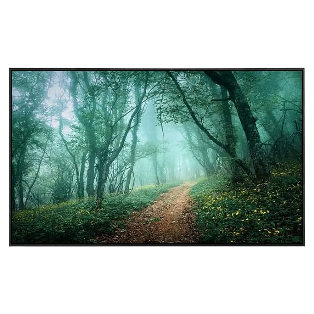 Papermoon Infrarot-Bildheizkörper Nebelwald im Nebel (100 x 60 cm, 600 W)