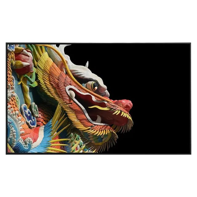 Papermoon Infrarot-Bildheizkörper Tempeldrache (90 x 50 cm, 450 W)