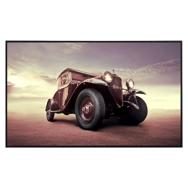 Papermoon Infrarot-Bildheizkörper Posing Oldtimer (120 x 60 cm, 1.200 W)