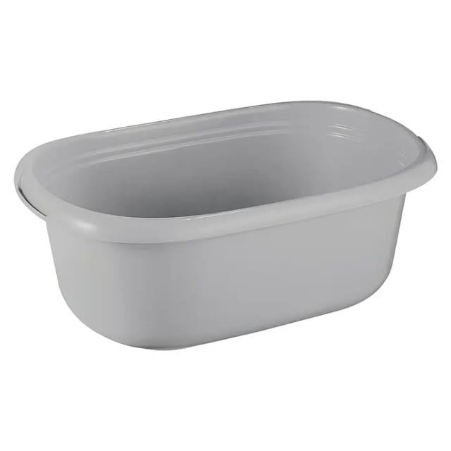 Sunware Wäschewanne Basic (L x B x H: 65 x 25 x 44 cm, Silber)