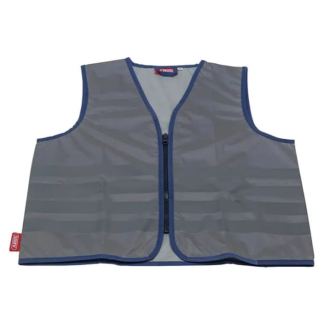 Abus Kinder- & Jugendwarnweste Max (Grau, Größe: S 48 – 54 cm)