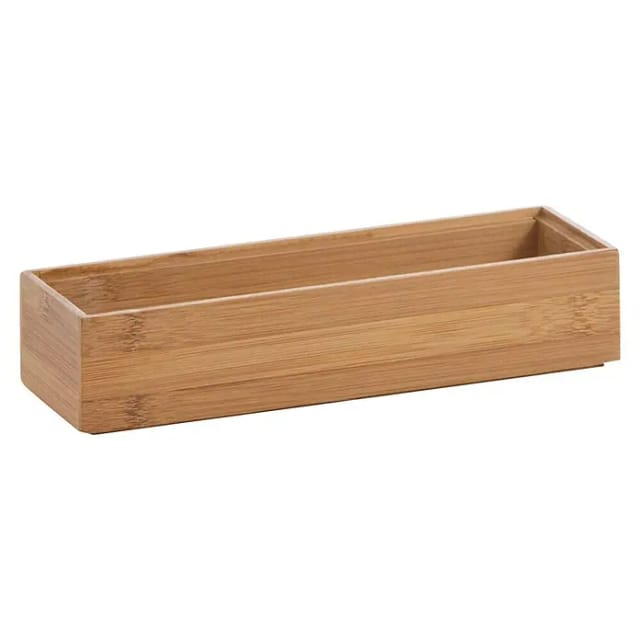 Zeller Present Aufbewahrungsbox (23 x 7,5 x 5 cm, Bambus, Braun)