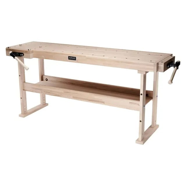Ramia Hobelbank Advanced 2000 (L x B x H: 2.000 x 650 x 850 mm, Keilgezinktes Buchenleimholz)