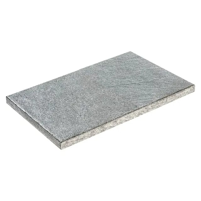 Diephaus Terrassenplatte Sonoma (60 x 40 x 4 cm, Mittelgrau, Beton)
