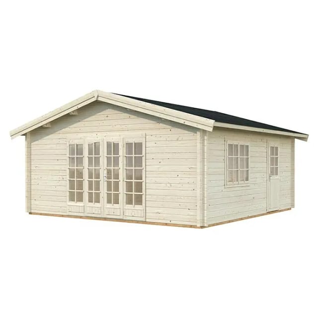 Palmako Gartenhaus Irene (Außenmaß inkl. Dachüberstand (B x T): 622 x 598 cm, Transparent)