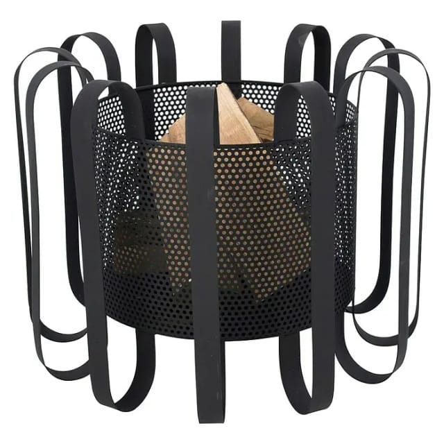 RedFire Feuerkorb Kester (Ø x H: 55 x 41,5 cm, Schwarz)
