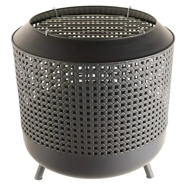 RedFire Feuerkorb Midland (Ø x H: 50 x 51 cm, Schwarz)