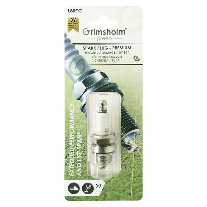 Grimsholm Green Zündkerze L8RTC (Passend für: Kettensägen und Trimmer)