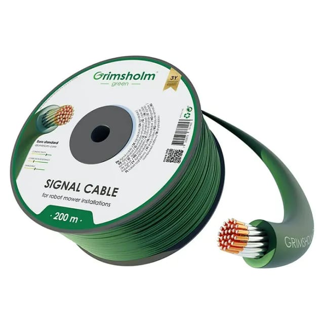 Grimsholm Green Begrenzungsdraht für Mähroboter Euro Standard (Länge: 165 mm, Alle Mähroboter)