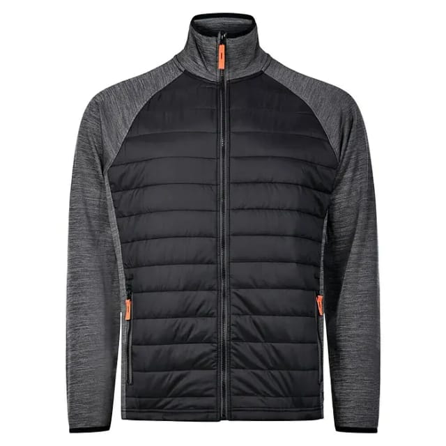 L.Brador Hybridjacke 6090P (Schwarz/Grau, M)