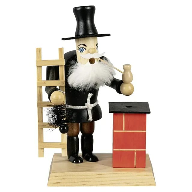 Räucherofen Räuchermann Schornsteinfeger (L x B x H: 9 x 13 x 23 cm, Schornsteinfeger)