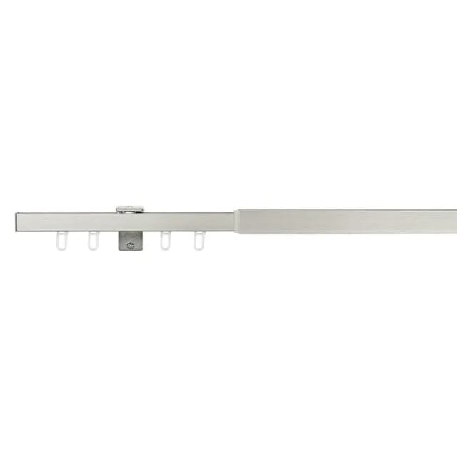 Komplettgarnitur All-in (Edelstahloptik, Länge Gardinenstange: 160 cm - 280 cm)
