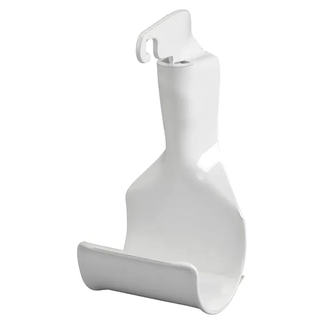 Elfa Classic by Kleiderstangenhalter (L x B x H: 4,3 x 3,5 x 7,7 cm, Weiß, Passend für: Regalsystem Classic by )