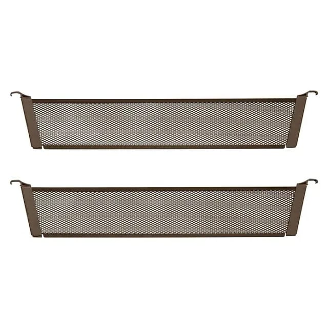 Elfa Classic by Fachteiler Gitterkorb (L x H: 40 x 8 cm, Graphite)