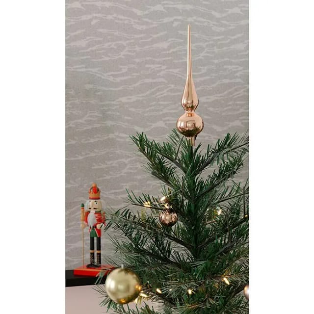 Christbaumspitze (Länge: 6,2 cm, Steinbock Glanz)